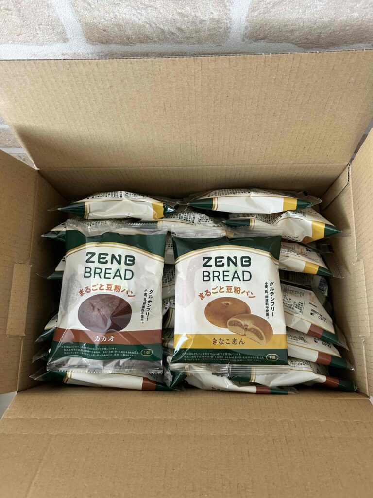 最近利用しているZenbのパンです!グルテンフリーで低糖質なのに美味しくてお気に入り!